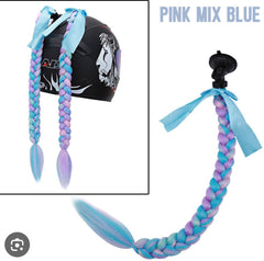 Extension de Cheveux pour Casque Moto Femme