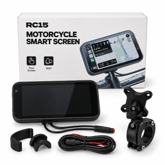 ÉCRAN CARPLAY MOTO RC15 – NAVIGATION GPS TACTILE