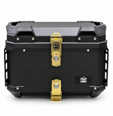 TOP CASE MOTO 55L – ABS NOIR AVEC GRILLE DE PROTECTION