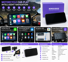 Écran Moto CarPlay NaviFly 6,5" avec Caméra