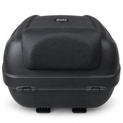 TOP CASE EVO 36L – PLASTIQUE NOIR AVEC DOSSIER PASSAGER