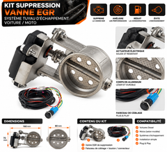 Kit Suppression Vanne EGR – Tuyau d’Échappement Moto