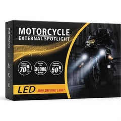 Phares Additionnels LED Moto – Mini Driving Light Jaune & Blanc