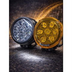 Phares Additionnels LED Moto – Mini Driving Light Jaune & Blanc