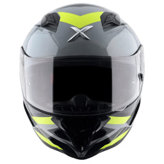CASQUE INTÉGRAL AXOR X-CROSS FLAGSTAFF – NARDO GREY / NEON YELLOW